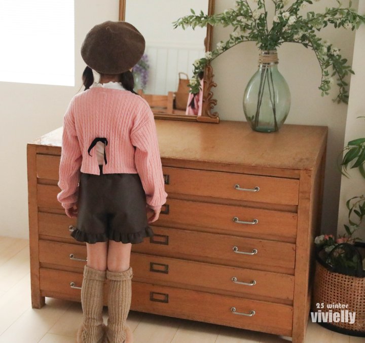 Vivielly - Korean Children Fashion - #todddlerfashion - Cable Knit - 4