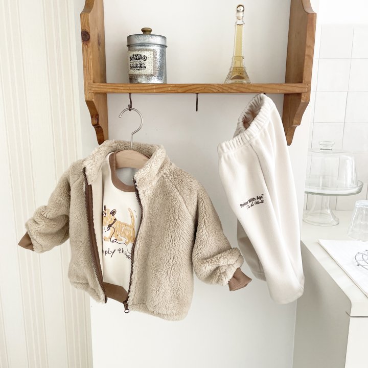 Woodie - Korean Children Fashion - #childofig - Vera Fleece Jacket - 11
