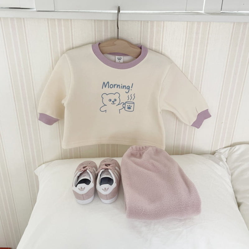 Woodie - Korean Children Fashion - #childofig - Morning Bear Sweatshirt - 10