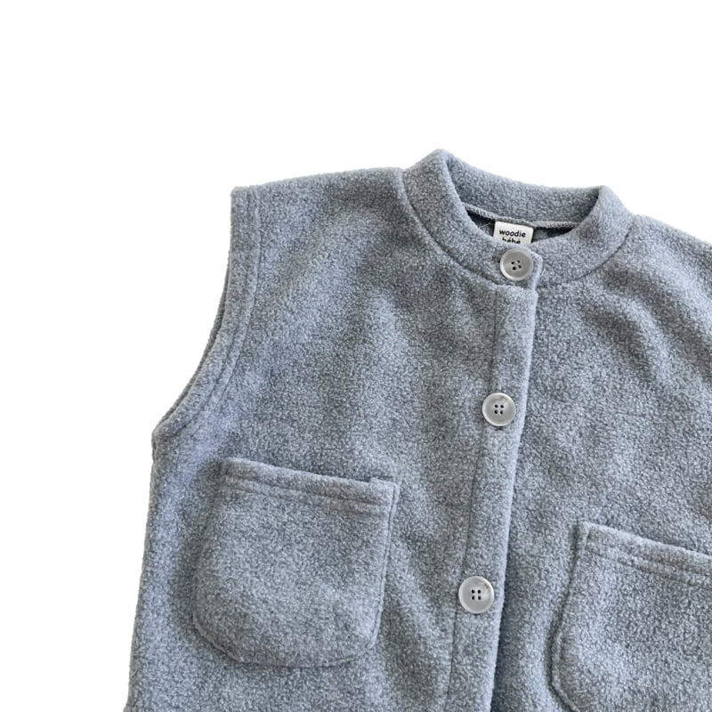 Woodie - Korean Children Fashion - #childofig - Cozy Vest - 7