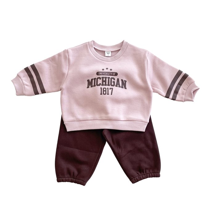 Woodie - Korean Children Fashion - #childofig - Michigan Set - 4