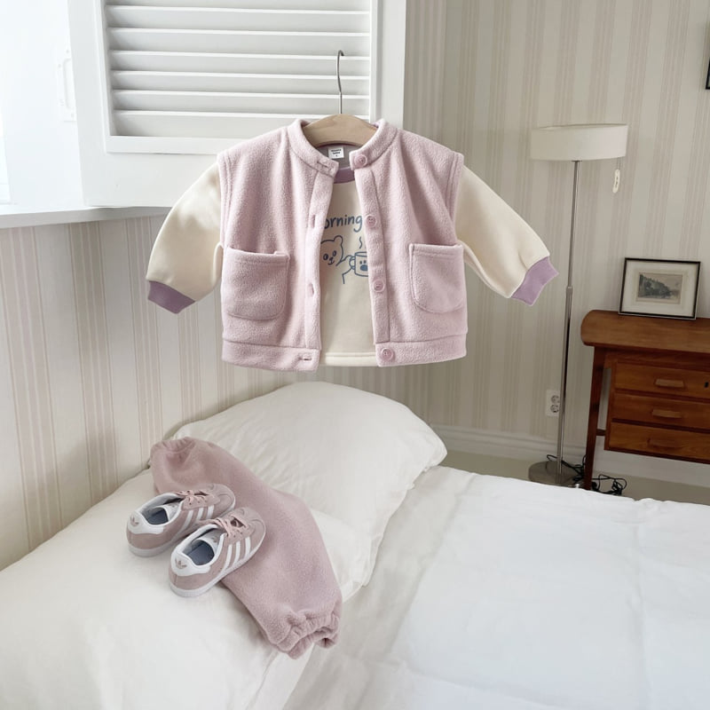 Woodie - Korean Children Fashion - #fashionkids - Cozy Vest - 11