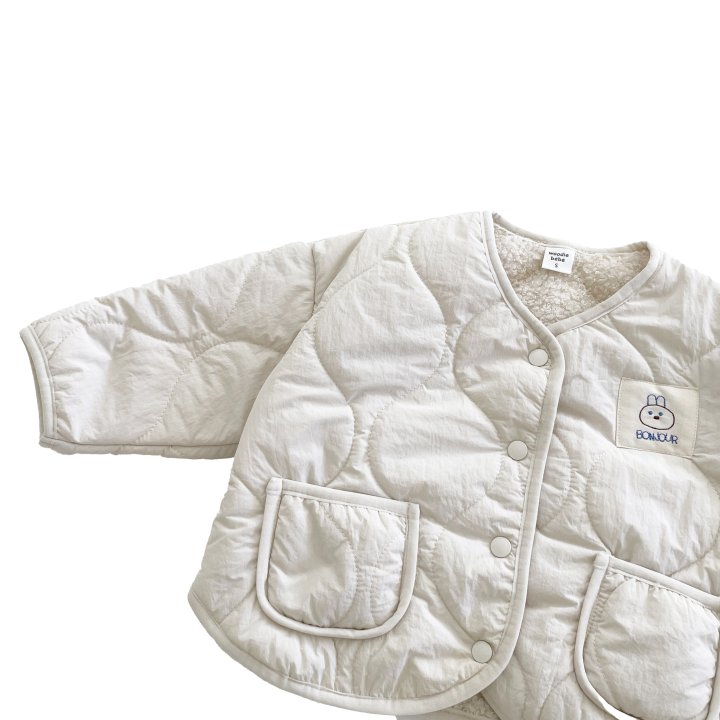 Woodie - Korean Children Fashion - #kidzfashiontrend - Rabbit Quilted Jacket - 3