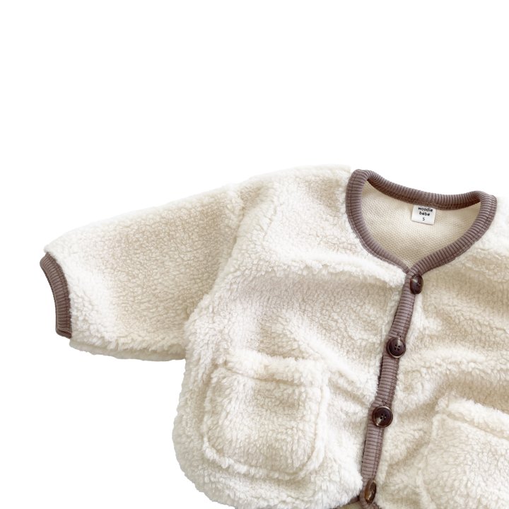 Woodie - Korean Children Fashion - #littlefashionista - Peanut Fleece Jacket - 3
