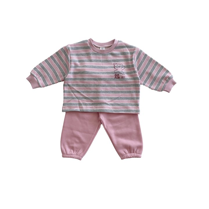 Woodie - Korean Children Fashion - #magicofchildhood - Flag Bear Set - 2