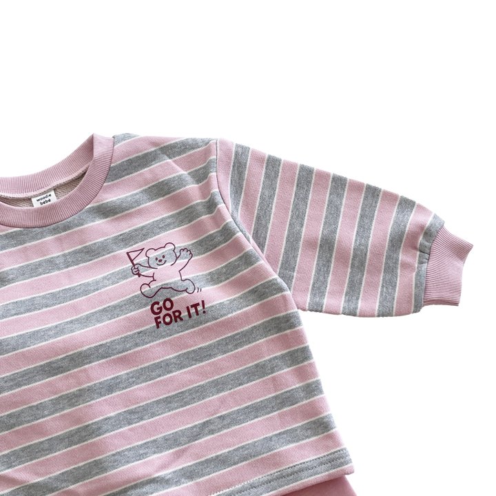 Woodie - Korean Children Fashion - #minifashionista - Flag Bear Set - 3
