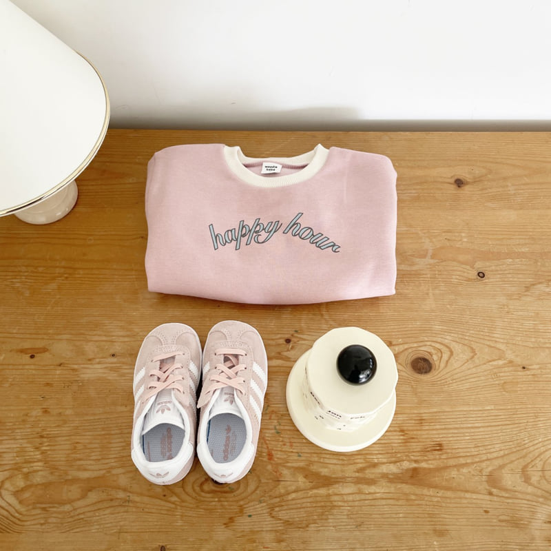 Woodie - Korean Children Fashion - #minifashionista - Happy Hour Sweatshirt - 9