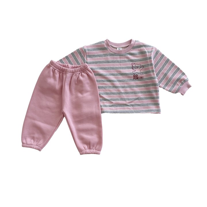 Woodie - Korean Children Fashion - #minifashionista - Flag Bear Set - 4