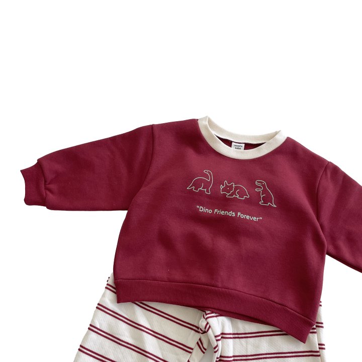Woodie - Korean Children Fashion - #prettylittlegirls - Go Go Dino Set - 3