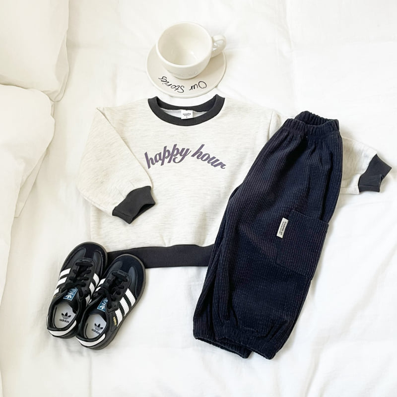 Woodie - Korean Children Fashion - #prettylittlegirls - Happy Hour Sweatshirt - 10