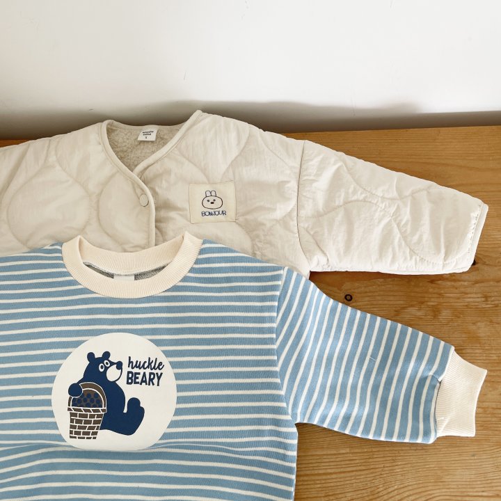 Woodie - Korean Children Fashion - #todddlerfashion - Rabbit Quilted Jacket - 9