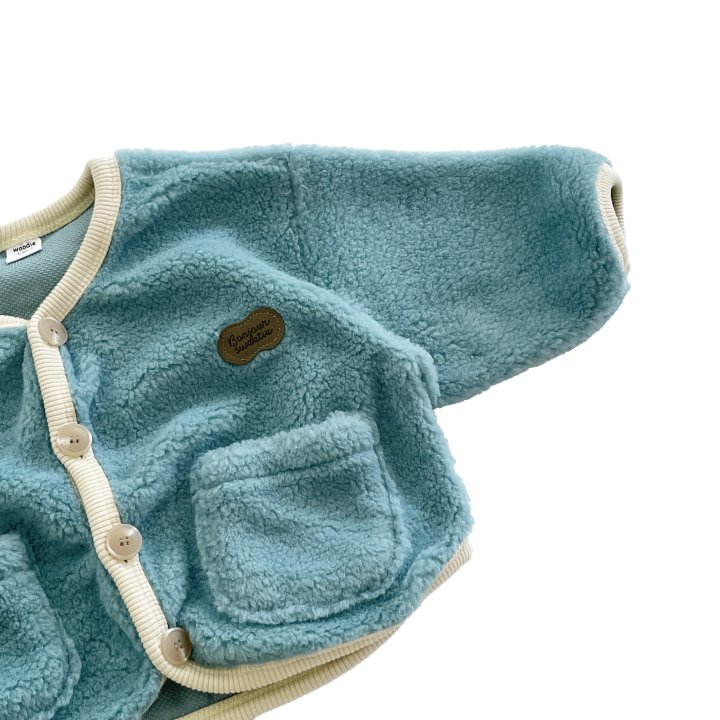 Woodie - Korean Children Fashion - #todddlerfashion - Peanut Fleece Jacket - 7