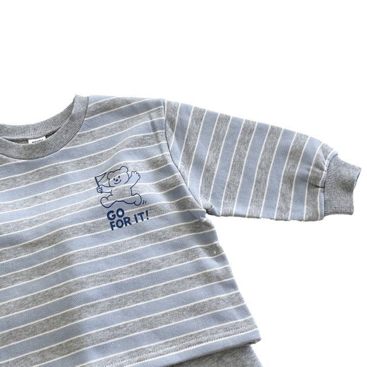 Woodie - Korean Children Fashion - #toddlerclothing - Flag Bear Set - 6
