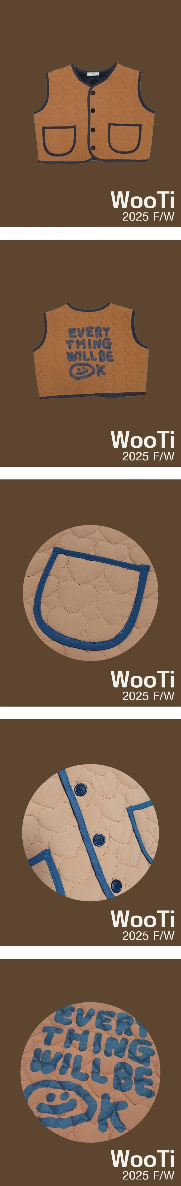 Wooti - Korean Children Fashion - #kidsshorts - Heart Quilted Vest
