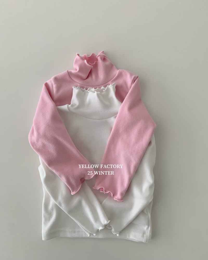 Yellow Factory - Korean Children Fashion - #designkidswear - Milk Turtleneck Tee - 8