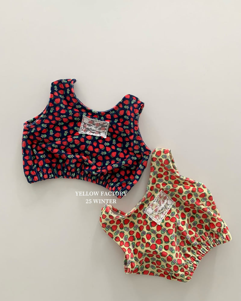 Yellow Factory - Korean Children Fashion - #fashionkids - Mini Berry Vest - 3