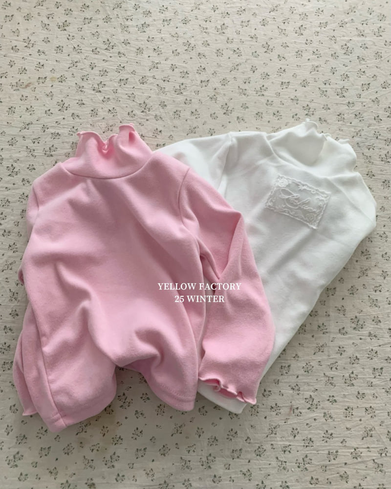 Yellow Factory - Korean Children Fashion - #minifashionista - Milk Turtleneck Tee - 3