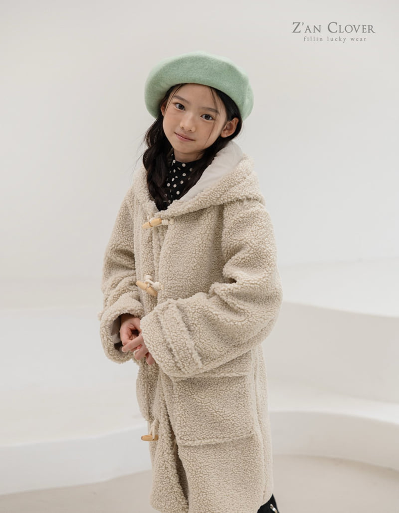 Zan Clover - Korean Children Fashion - #Kfashion4kids - Bagel Duffle Coat (Junior) - 7
