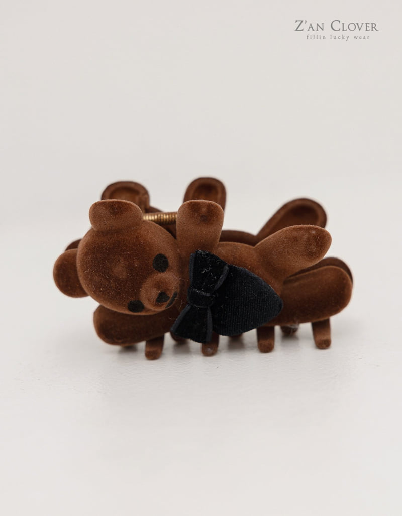 Zan Clover - Korean Children Fashion - #Kfashion4kids - Teddy Hair Clip - 12