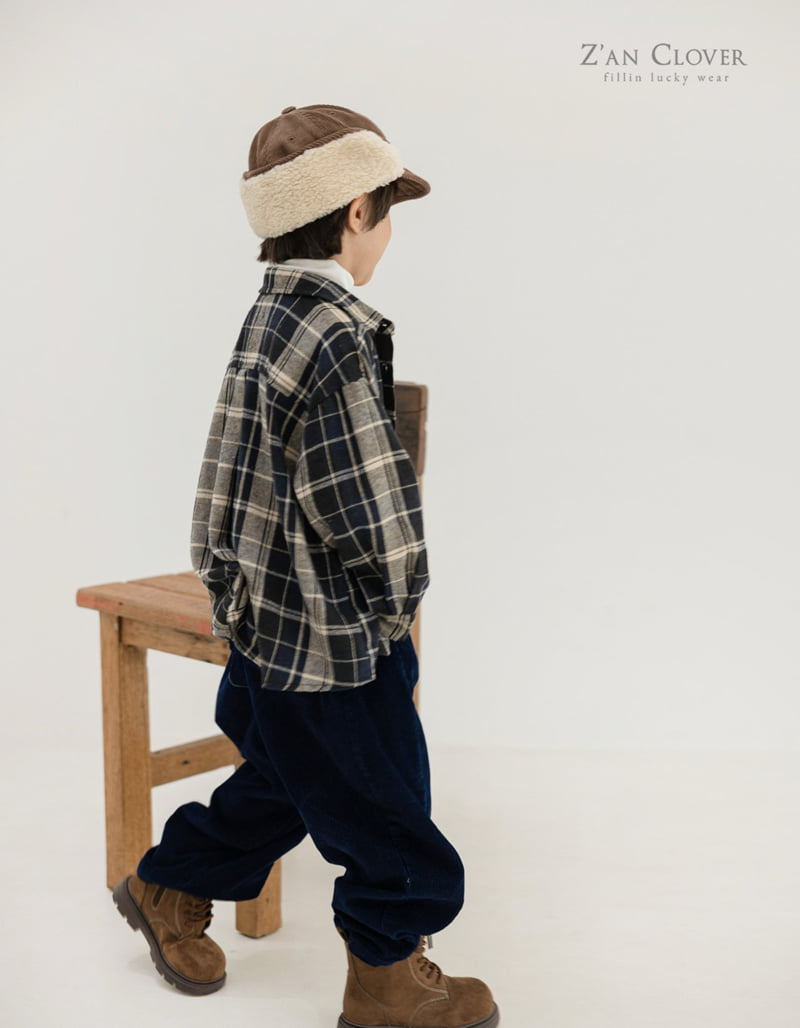Zan Clover - Korean Children Fashion - #Kfashion4kids - Modern Check Overshirt - 6