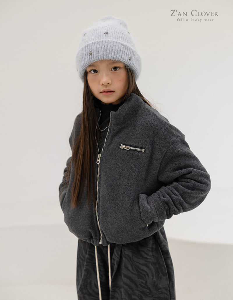 Zan Clover - Korean Children Fashion - #stylishchildhood - Rider Fleece Jumper (Junior) - 4
