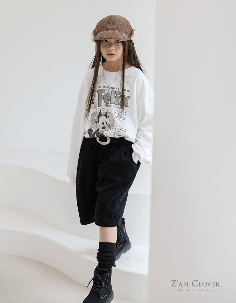 Zan Clover - Korean Children Fashion - #childofig - Oversized Felix Tee - 7