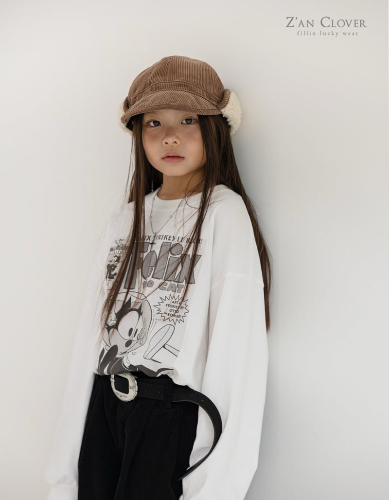 Zan Clover - Korean Children Fashion - #childofig - Oversized Felix Tee - 8