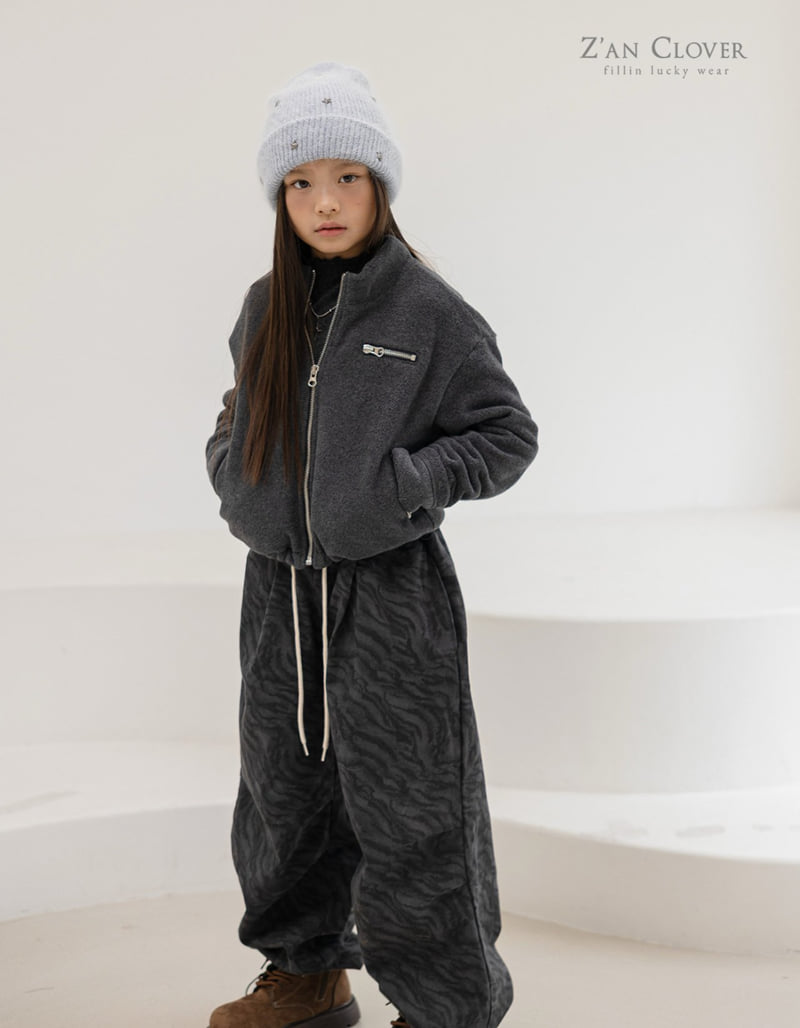 Zan Clover - Korean Children Fashion - #designkidswear - Rider Fleece Jumper (Junior) - 6
