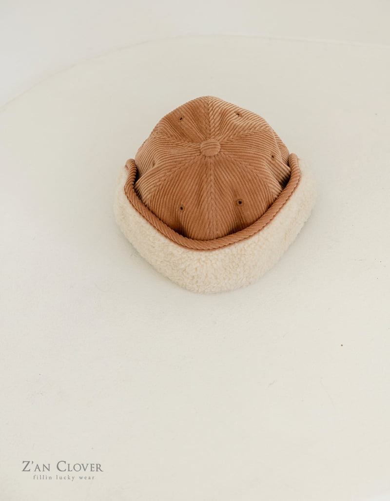 Zan Clover - Korean Children Fashion - #designkidswear - Corduroy Ear Cap - 12