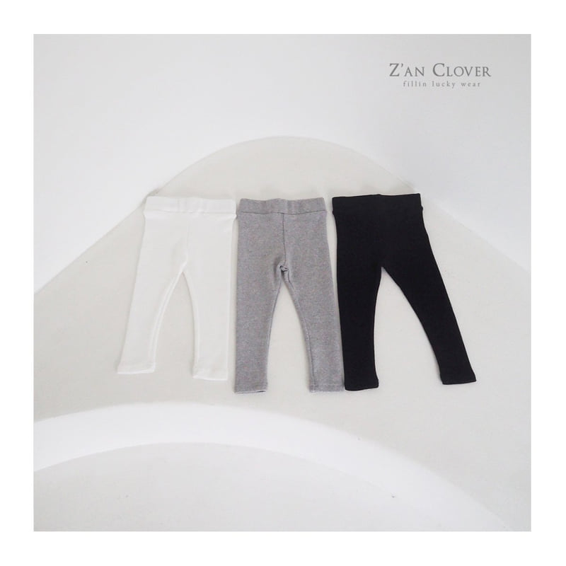 Zan Clover - Korean Children Fashion - #designkidswear - Cozy Leggings