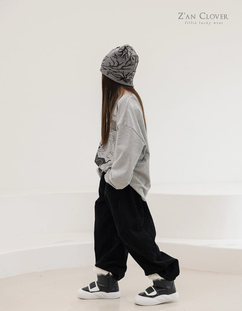 Zan Clover - Korean Children Fashion - #discoveringself - D Line Corduroy Pants - 8