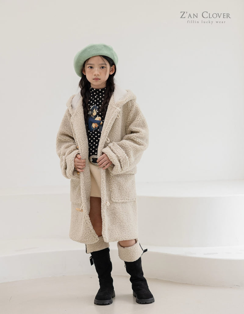 Zan Clover - Korean Children Fashion - #discoveringself - Bagel Duffle Coat (Kids) - 4