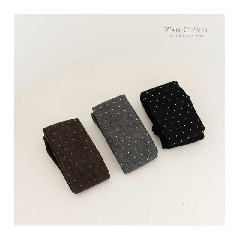 Zan Clover - Korean Children Fashion - #fashionkids - Dot Cotton Tights