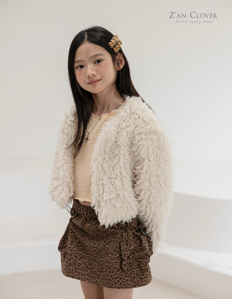Zan Clover - Korean Children Fashion - #fashionkids - Frill Crop Knit - 10