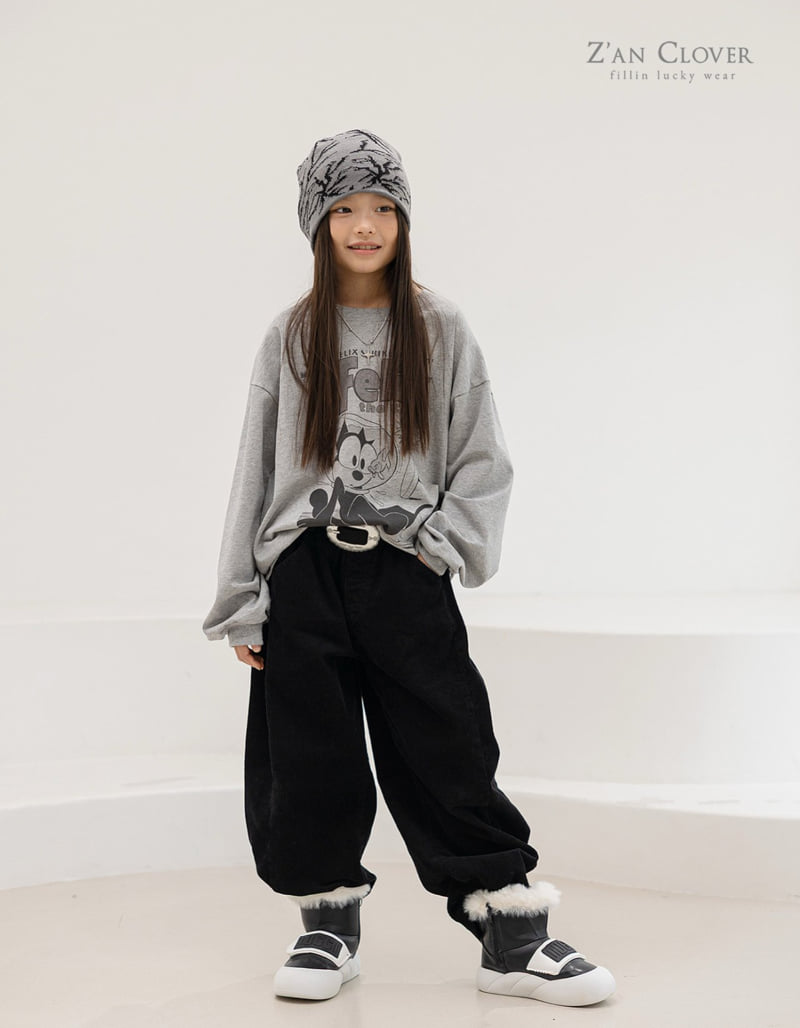 Zan Clover - Korean Children Fashion - #kidsshorts - D Line Corduroy Pants - 10