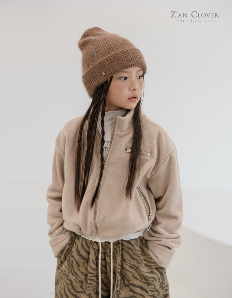 Zan Clover - Korean Children Fashion - #kidsstore - Rider Fleece Jumper (Kids) - 11