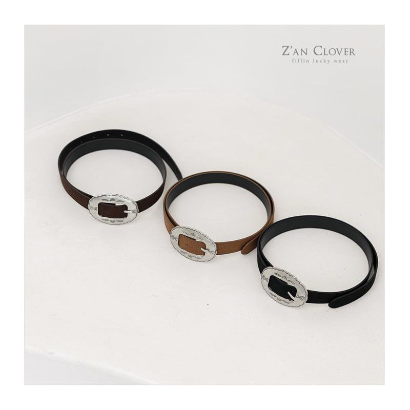 Zan Clover - Korean Children Fashion - #kidzfashiontrend - Vintage Suede Belt