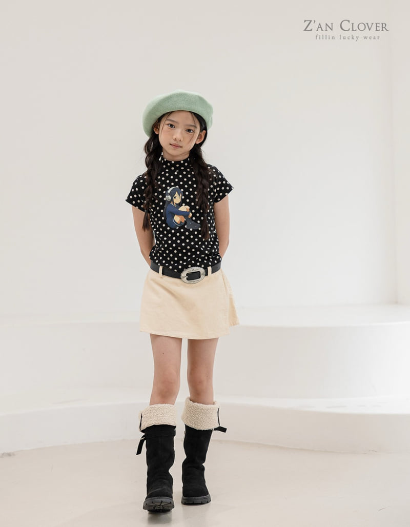 Zan Clover - Korean Children Fashion - #kidzfashiontrend - Muse Dot Tee - 9