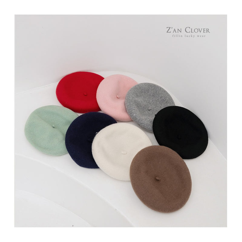 Zan Clover - Korean Children Fashion - #littlefashionista - Wool Beret