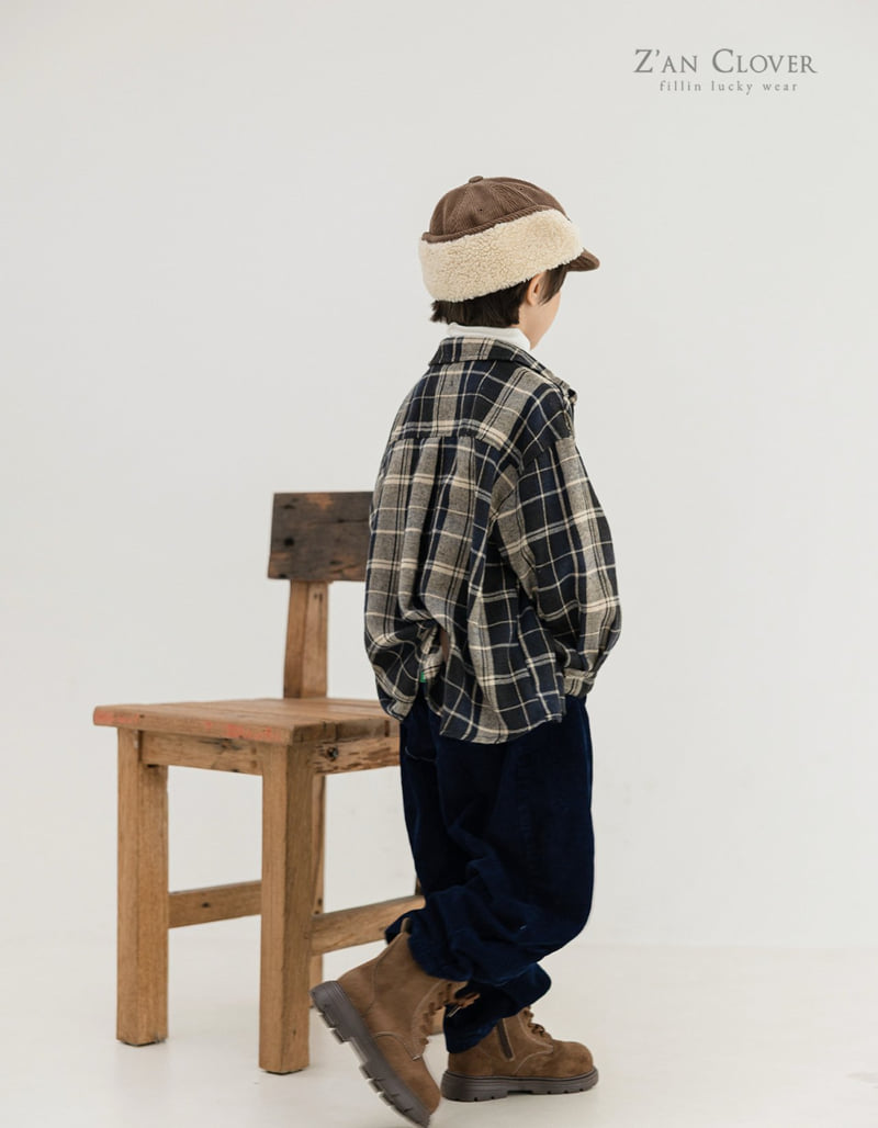 Zan Clover - Korean Children Fashion - #littlefashionista - Modern Check Overshirt - 7