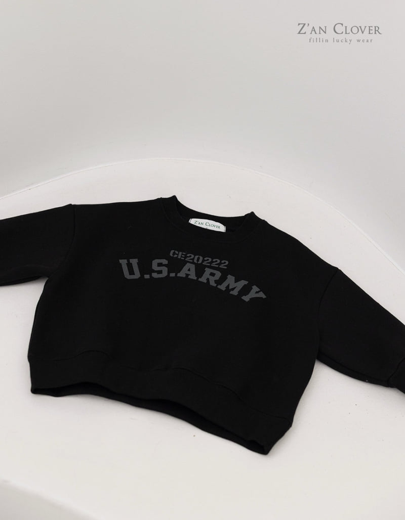 Zan Clover - Korean Children Fashion - #littlefashionista - Boxy Army Fleece Sweatshirt - 9