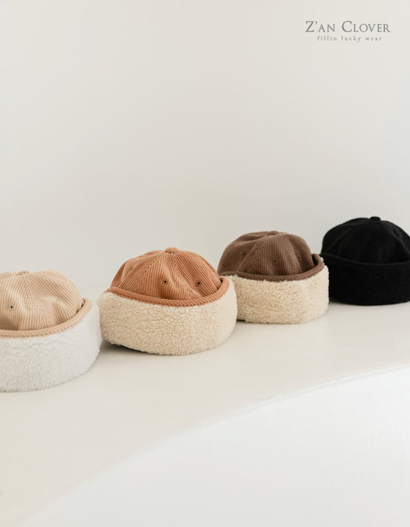 Zan Clover - Korean Children Fashion - #magicofchildhood - Corduroy Ear Cap - 6