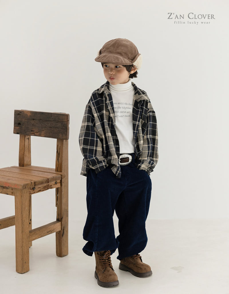 Zan Clover - Korean Children Fashion - #magicofchildhood - Modern Check Overshirt - 8