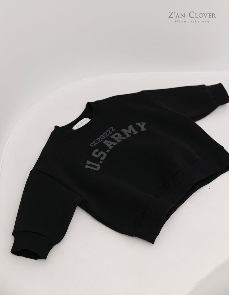 Zan Clover - Korean Children Fashion - #magicofchildhood - Boxy Army Fleece Sweatshirt - 10