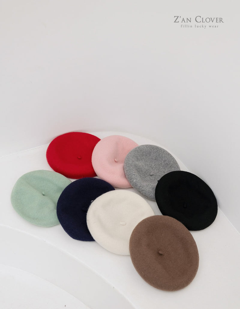 Zan Clover - Korean Children Fashion - #minifashionista - Wool Beret - 4