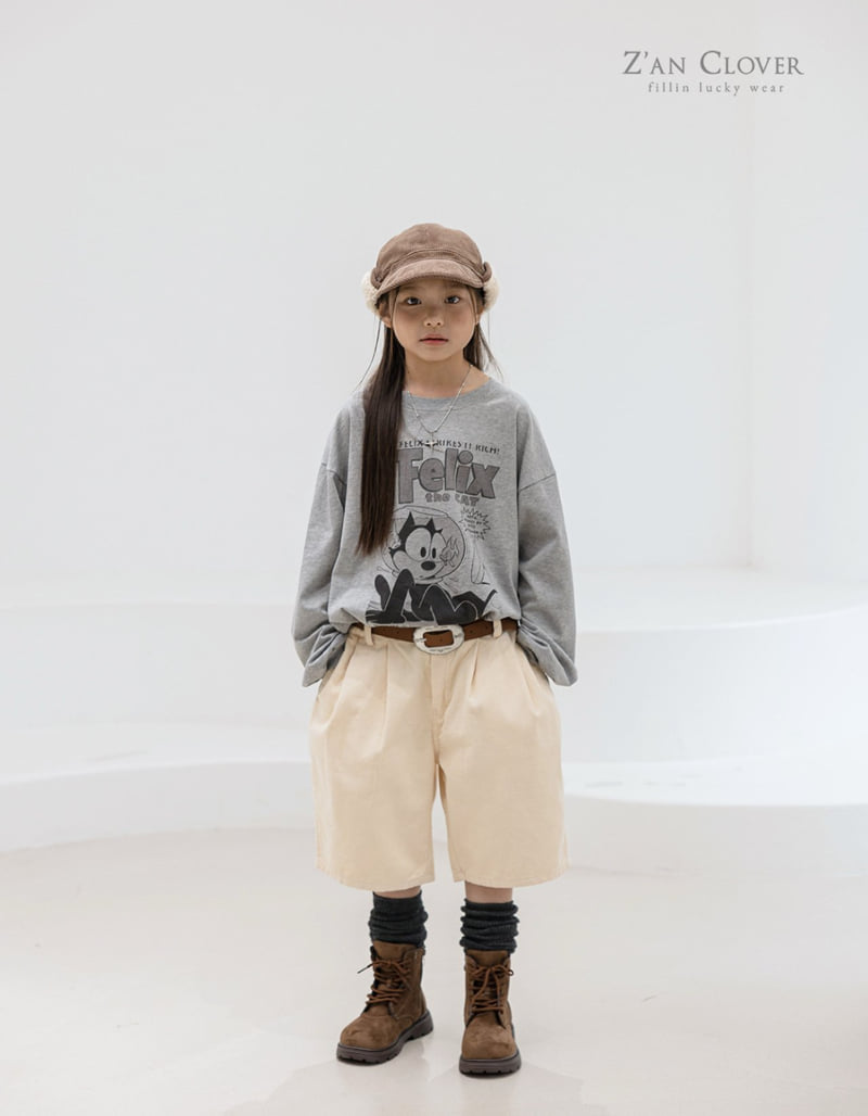 Zan Clover - Korean Children Fashion - #stylishchildhood - Creamy Corduroy Bermuda Pants - 5