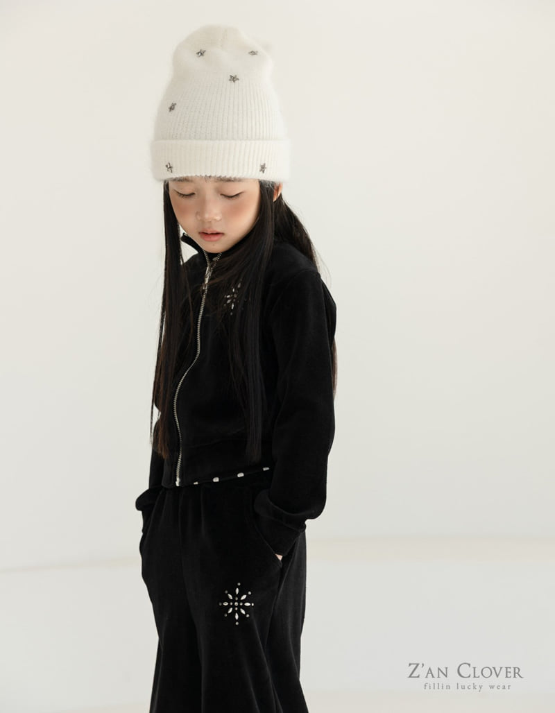 Zan Clover - Korean Children Fashion - #stylishchildhood - Velour Jogger Pants - 8