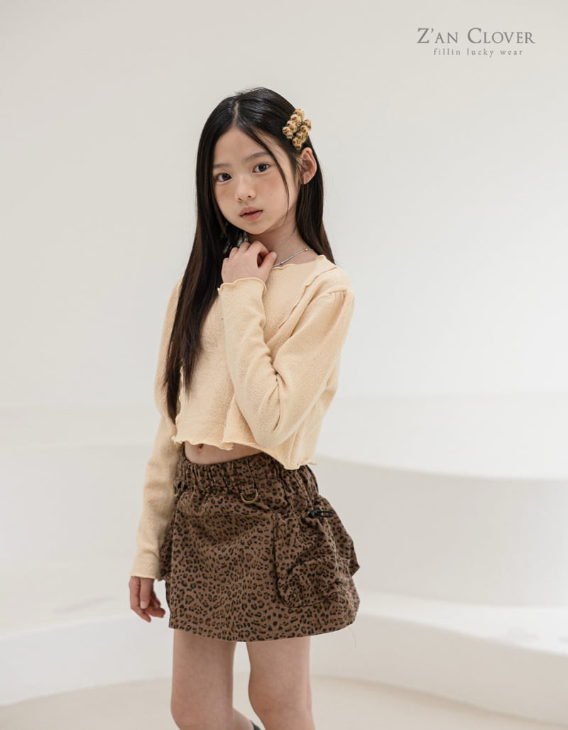 Zan Clover - Korean Children Fashion - #stylishchildhood - Frill Crop Knit - 5