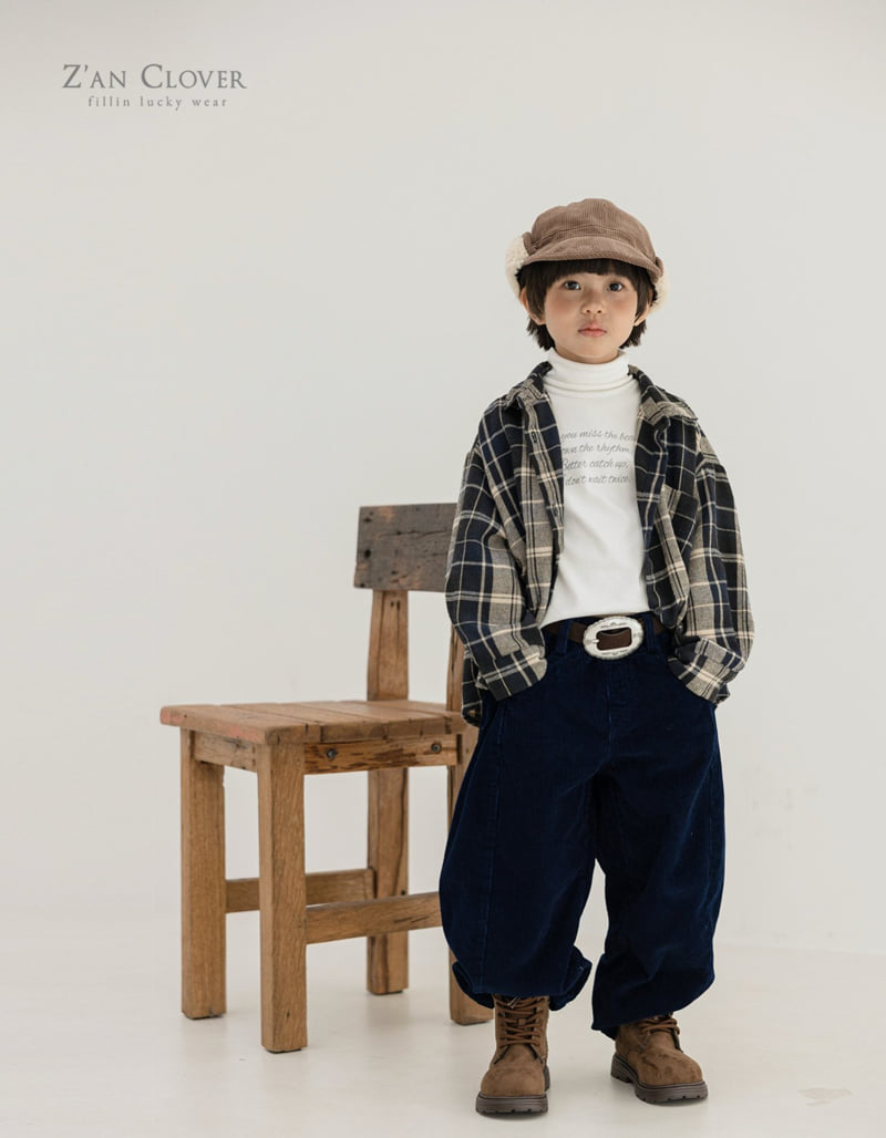 Zan Clover - Korean Children Fashion - #todddlerfashion - Modern Check Overshirt - 11