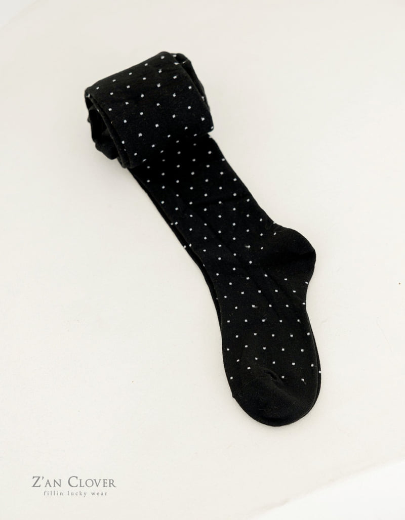 Zan Clover - Korean Children Fashion - #todddlerfashion - Dot Cotton Tights - 10